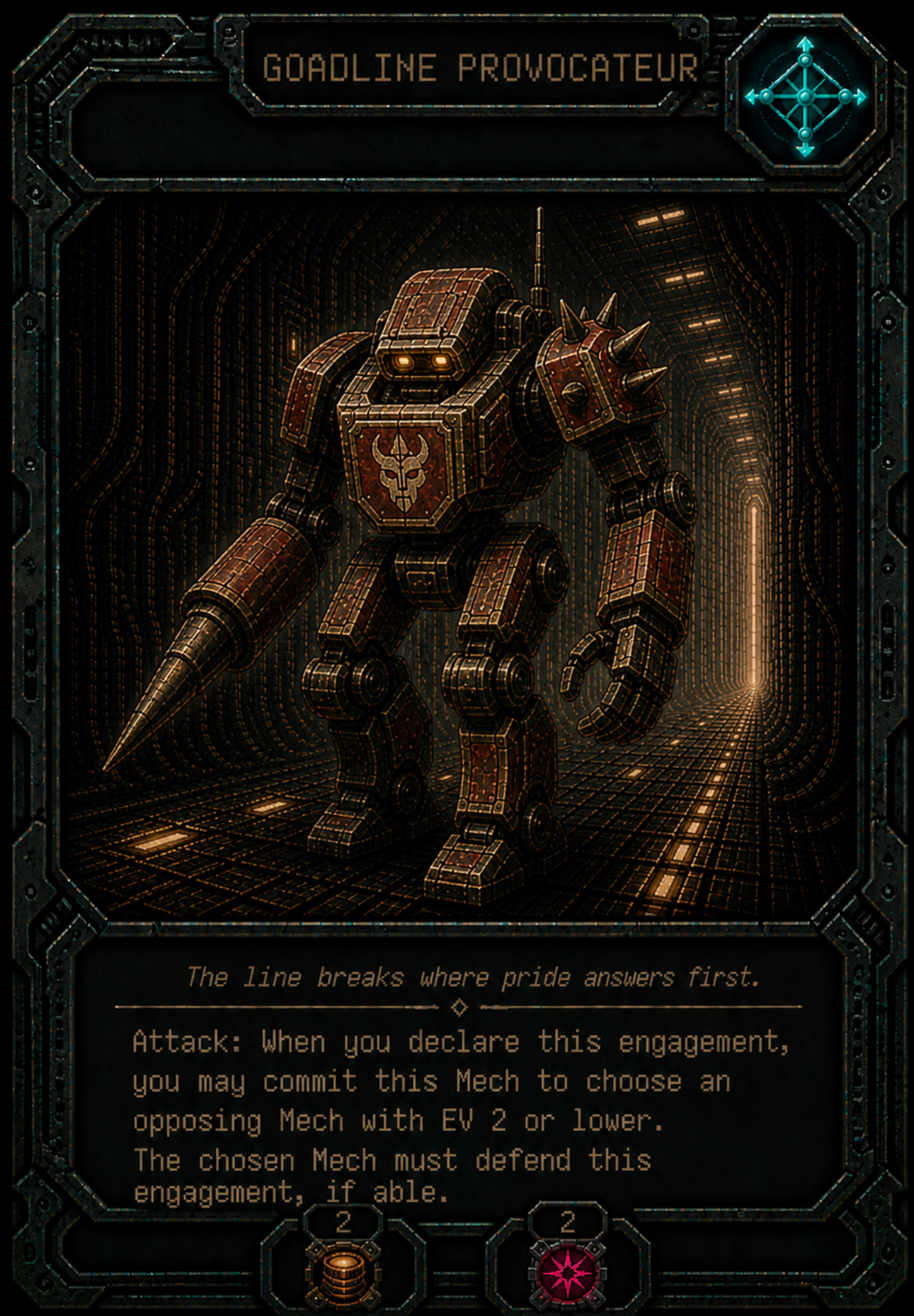 Goadline Provocateur card